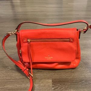 KATE SPADE ultra red crossbody bag